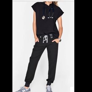 Figs scrubs in black- never worn